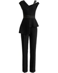 Gemy Maalouf - Asymmetric Peplum Jumpsuit - Lyst