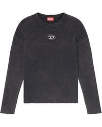 DIESEL - Ribbed Cut-Out Sweater - Lyst