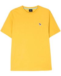 PS by Paul Smith - T-Shirt mit Logo-Applikation - Lyst