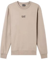 EA7 - Sudadera Con Logo Estampado - Lyst