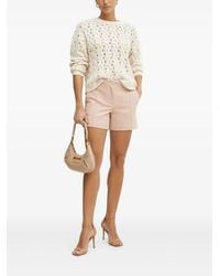 Guess - Cable-Knit Eyelet Sweater - Lyst