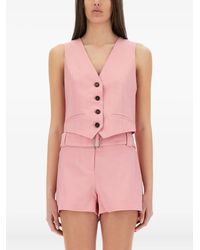 MSGM - Cropped Vest - Lyst