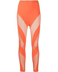 Philipp Plein - Legging En Maille Ajourée À Design Sans Coutures - Lyst
