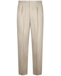 Cellar Door - Pleated Tapered-Leg Trousers - Lyst