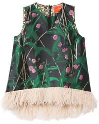 La DoubleJ - Top Met Bamboe Print - Lyst