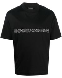 Emporio Armani - Klassisches T-Shirt - Lyst