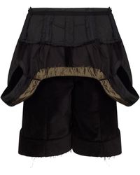 Maison Margiela - Shorts Im Layering-Look - Lyst