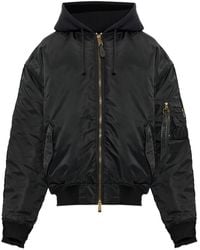Vetements - X Alpha Industries Hooded Bomber Jacket - Lyst