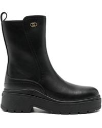 Liu Jo - Andrea Logo-Plaque Ankle Boots - Lyst