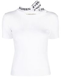 Y. Project - Logo-Jacquard Triple-Collar T-Shirt - Lyst