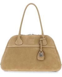 Miu Miu - Vivant Suede Shoulder Bag - Lyst