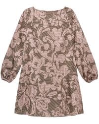 Maliparmi - Sweet Foliage A-Line Mini Dress - Lyst