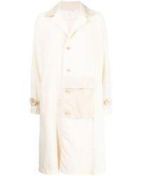 Y's Yohji Yamamoto - Single-Breasted Button-Up Coat - Lyst