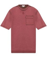 McQueen - Logo-Embroidered T-Shirt - Lyst