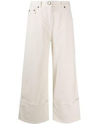 black flared corduroy trousers
