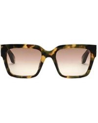Roberto Cavalli - Tortoiseshell-Effect Logo-Plaque Sunglasses - Lyst