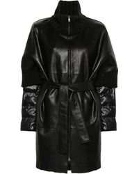 P.A.R.O.S.H. - Mantel Aus Leder - Lyst