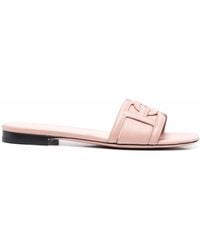 Bally - Sandalen Mit Logo - Lyst