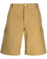 KENZO - Short en coton à poches cargo - Lyst