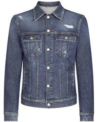Dolce & Gabbana - Chaqueta de mezclilla el estiramiento de - Lyst
