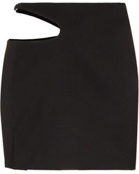 Low Classic - Curve Hole Cut-out Detail Mini Skirt - Lyst