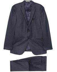 Corneliani - Pinstripe-Pattern Single-Breasted Suit - Lyst