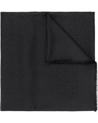 Ferragamo - Gancini Silk And Wool Stole - Lyst