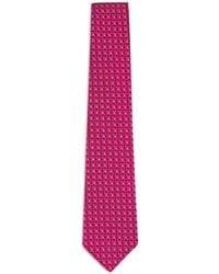 Kiton - Geometric-Pattern Silk Tie - Lyst