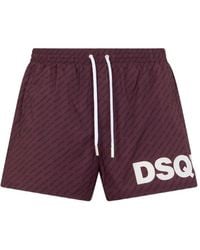 DSquared² - Midi Swim Boxers - Lyst