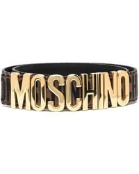 Moschino - Gürtel Mit Logo - Lyst