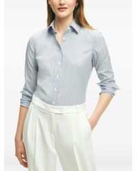 Brooks Brothers - Hemd mit Nadelstreifen - Lyst