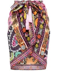 CAMILLA - Panorama Sarong Im Patchwork-Look - Lyst