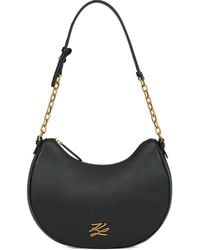 KARL LAGERFELD - Medium K/Autograph Shoulder Bag - Lyst