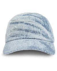 DIESEL - C-Feel Distressed Cap - Lyst