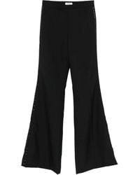 Sandro - Side-Stripe Flared Trousers - Lyst
