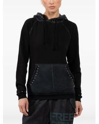 Freecity - Studded Hooded Hoodie - Lyst