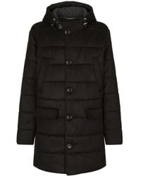 Dolce & Gabbana - Quilted Cashmere Parka - Lyst