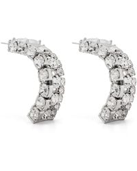 Patrizia Pepe - Crystal-Embellished Earrings - Lyst