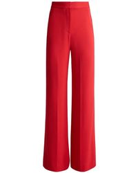 St. John - Maddie High-Waisted Trousers - Lyst