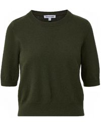 Veronica Beard - Shana Short-Sleeve Sweater - Lyst