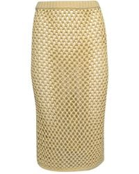 DIOTIMA - Spice Opengewerkte Midi-Rok - Lyst