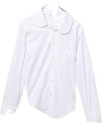 Junya Watanabe - Peter Pan Collar Pocket Shirt - Lyst