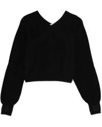 Iceberg - V-Neck Knitted Sweater - Lyst