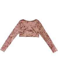 CALLIPYGIAN - Crushed Velvet T-Shirt - Lyst