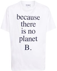 Ecoalf - Text-print Jersey T-shirt - Lyst