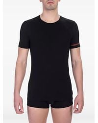 Bikkembergs - Logo-Print Crew-Neck T-Shirt - Lyst