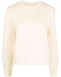 Calvin Klein - Logo-print Crew Neck Sweatshirt - Lyst