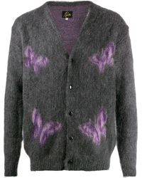 needles mohair cardigan psychedelic