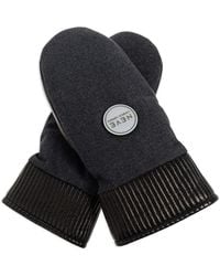 Giorgio Armani - Logo-Patch Gloves - Lyst