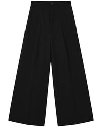 Enfold - Pleated Palazzo Pants - Lyst